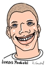 Cartoon: Lukas Podolski (small) by Ralf Conrad tagged lukas,podolski,wm,2014