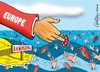 Cartoon: Tragedy in Lampedusa (small) by carloseco tagged europe,lampedusa,immigration,refugees