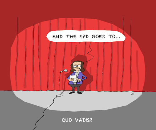 Cartoon: Quo Vadis? (medium) by Uliwood tagged spd,groko,politik,regierungsbildung,andrea,nahles,cdu,angela,mergel,mitgliederentscheid,oscar,verleihung,hollywood,quo,vadis,medien,regieren,koalition,opposition,spd,groko,politik,regierungsbildung,andrea,nahles,cdu,angela,mergel,mitgliederentscheid,oscar,verleihung,hollywood,quo,vadis,medien,regieren,koalition,opposition