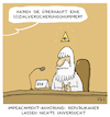 Cartoon: Impeachment (small) by Uliwood tagged impeachment,anhörung,zeuge,politik,usa,trump,gott,amtsenthebung,präsidentschaft,republikaner,demokraten,senat,god,zeugen,verhör,zweifel,sozialversicherungsnummer,schlammschlacht,amerika