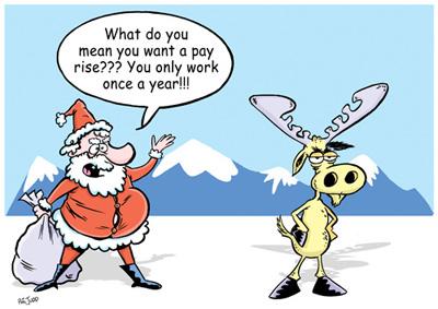Cartoon: TP0171christmassantaclaus (medium) by comicexpress tagged christmas,santa,claus,reindeer,north,pole,religious,holiday