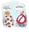 Cartoon: Verboten (small) by Hoevelercomics tagged dress