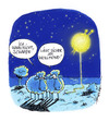 Cartoon: Wollmond (small) by Hoevelercomics tagged schaf,schäfer,natur,tier,tiere,vollmond,sheep,shepherd