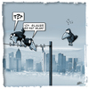 Cartoon: WLAN (small) by Guido tagged wlan