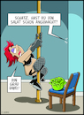 Cartoon: Anmache mal anders (small) by DIPI tagged essen,stange,frau,salat,kochen