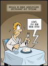 Cartoon: STAR WARS-Happen (small) by DIPI tagged star,wars,skywalker,luke,feta,restaurant,essen,dinner