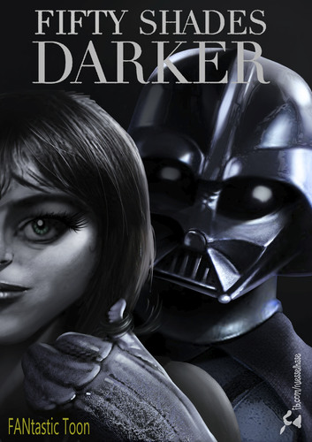 Cartoon: Fifty Shades Darker (medium) by Rüsselhase tagged fiftyshades,darthvader,starwars