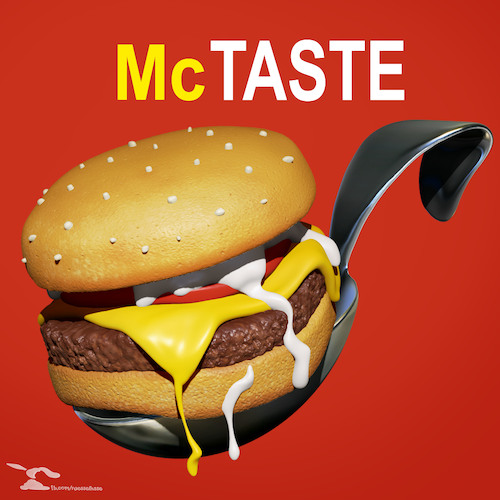 Cartoon: McTaste (medium) by Rüsselhase tagged mcdonald,burger,thetaste