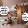 Cartoon: Der Hobbit (small) by Rüsselhase tagged hobbit,gandalf,herr,der,ringe,wc