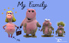 Cartoon: My Family (small) by Rüsselhase tagged familie,schweine,schlamm