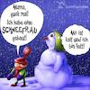 Cartoon: Schneefrau (small) by Rüsselhase tagged schneefrau,typischfrau