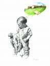 Cartoon: Future (small) by Agim Sulaj tagged generations,nature