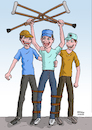 Cartoon: friend (small) by jabar tagged friend