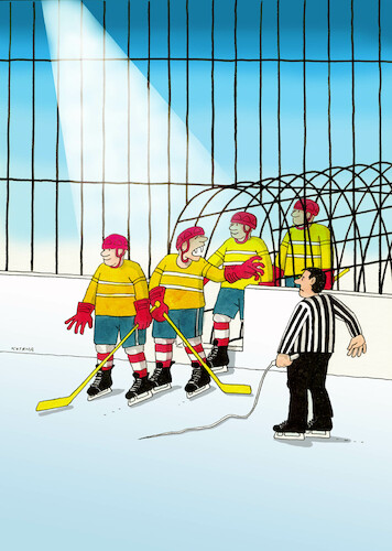 Cartoon: 110 (medium) by Lubomir Kotrha tagged winter,olympic,games,2022,china,winter,olympic,games,2022,china
