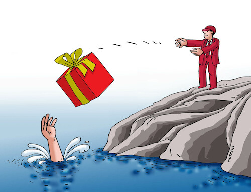 Cartoon: balikzachran22 (medium) by Lubomir Kotrha tagged water,water