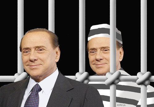 Cartoon: berlusconi6 (medium) by Lubomir Kotrha tagged berlusconi,silvio