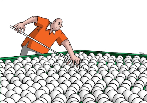 Cartoon: bilgulgul (medium) by Lubomir Kotrha tagged sport,billiards,sport,billiards