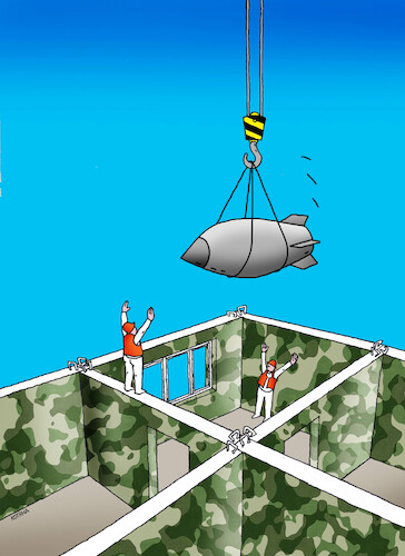 Cartoon: bombobyt (medium) by Lubomir Kotrha tagged ukraine,russia,europe,war,world,ukraine,russia,europe,war,world