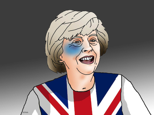 Cartoon: brexdeal2 (medium) by Lubomir Kotrha tagged eu,euro,brexit,libra,world