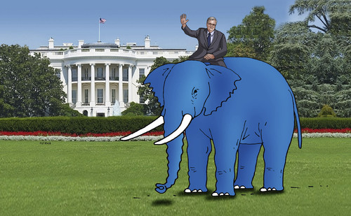 Cartoon: bushjeb1 (medium) by Lubomir Kotrha tagged usa,bush,white,house,president,world