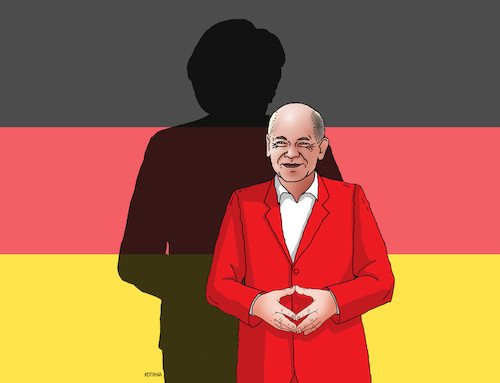 Cartoon: de2021 (medium) by Lubomir Kotrha tagged germany,elections,germany,elections