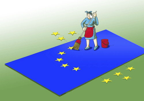 Cartoon: eu-uprat (medium) by Lubomir Kotrha tagged eu