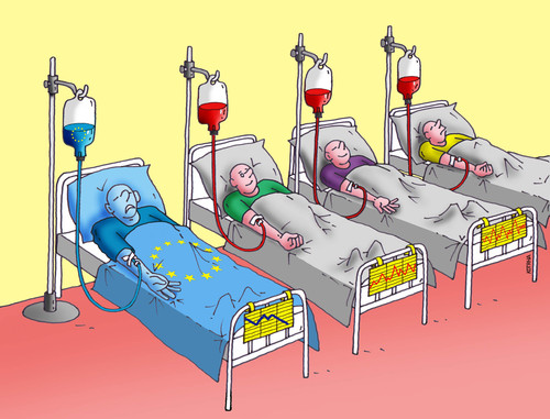 Cartoon: euinfuz (medium) by Lubomir Kotrha tagged eu,summit,bratislava,slovakia