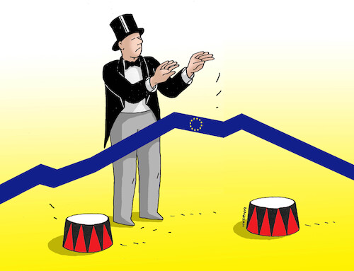 Cartoon: eukuzlo25 (medium) by Lubomir Kotrha tagged eu,euro,economic,eu,euro,economic