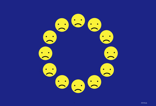 Cartoon: eusmile (medium) by Lubomir Kotrha tagged new,eu,flag