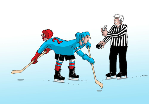 Cartoon: hokdvoj (medium) by Lubomir Kotrha tagged winter,olympic,games,2022,china,winter,olympic,games,2022,china