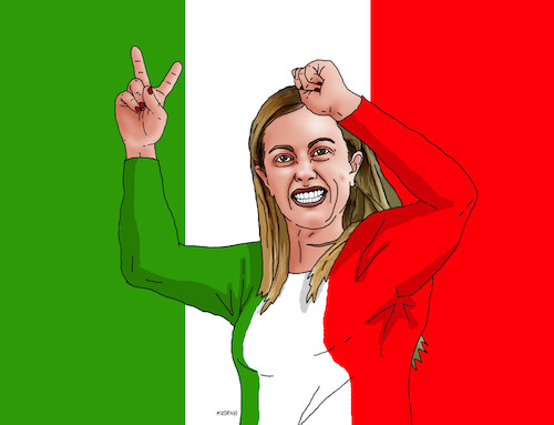 Cartoon: itameloni (medium) by Lubomir Kotrha tagged italy,elections,giorgia,meloni,eu,italy,elections,giorgia,meloni,eu