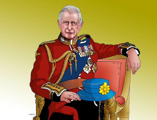 Cartoon: karolklob (medium) by Lubomir Kotrha tagged queen,elizabeth,ii,queen,elizabeth,ii