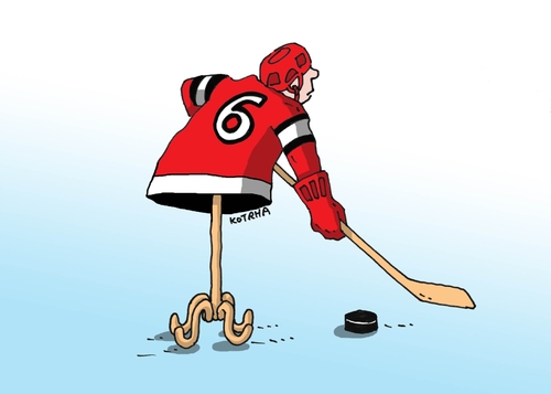 Cartoon: maket2013-far (medium) by Lubomir Kotrha tagged hokej,hockey,world,cup