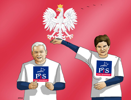 Cartoon: pispol (medium) by Lubomir Kotrha tagged elections,polland