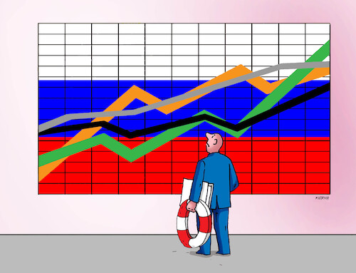 Cartoon: ruskoleso (medium) by Lubomir Kotrha tagged putin,russia,economy,putin,russia,economy