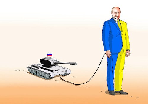 Cartoon: rusukra22 (medium) by Lubomir Kotrha tagged ukraine,russia,usa,putin,biden,eu,nato,war,peace,ukraine,russia,usa,putin,biden,eu,nato,war,peace
