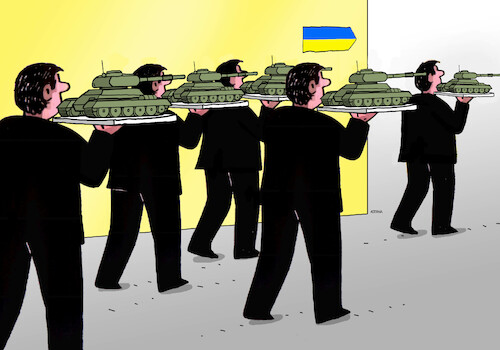 Cartoon: tankobed2 (medium) by Lubomir Kotrha tagged war,russia,ukraine,putin,zelenskyj,world,peace,war,russia,ukraine,putin,zelenskyj,world,peace