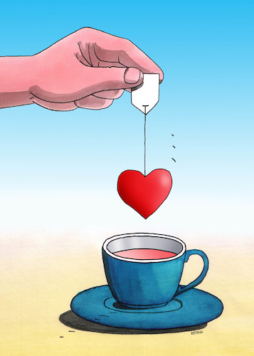 Cartoon: teasrdc (medium) by Lubomir Kotrha tagged may,love,woman,man,may,love,woman,man