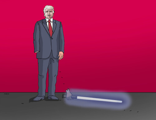 Cartoon: trumpscif26 (medium) by Lubomir Kotrha tagged trump,scifi,trump,scifi