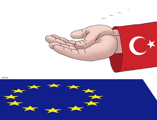 Cartoon: turuka (medium) by Lubomir Kotrha tagged turkey,nato,sweden,eu,turkey,nato,sweden,eu