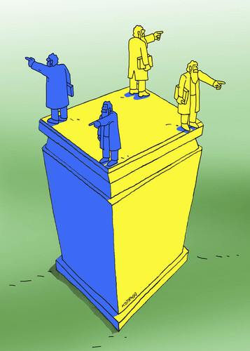 Cartoon: ukraine (medium) by Lubomir Kotrha tagged ukraine,revolution,maidan