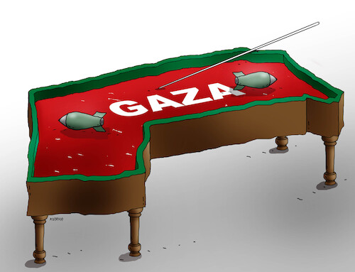 Cartoon: GAZA 6x (medium) by Lubomir Kotrha tagged gaza,palestina,israel,hamas,war,gaza,palestina,israel,hamas,war