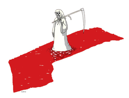 Cartoon: Gaza 7x (medium) by Lubomir Kotrha tagged war,gaza,israel,war,gaza,israel