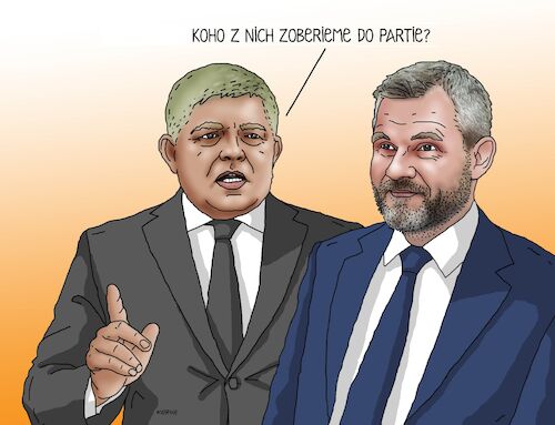 Cartoon: slovak elections (medium) by Lubomir Kotrha tagged slovakia,elections,slovakia,elections