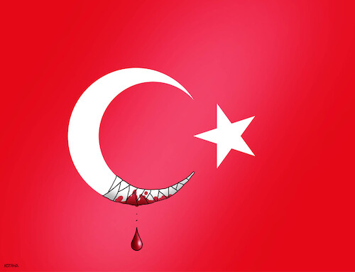 Cartoon: Turkey problems Turkish lira (medium) by Lubomir Kotrha tagged turkey,problems,turkish,lira,dollar,euro,turkey,problems,turkish,lira,dollar,euro