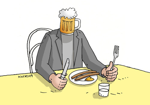 Cartoon: we drink alcohol soft drink coff (medium) by Lubomir Kotrha tagged we,drink,alcohol,soft,coffee,beer,we,drink,alcohol,soft,coffee,beer