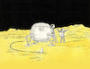 Cartoon: 25-19hn (small) by Lubomir Kotrha tagged people,on,the,moon,usa,apollo