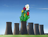 Cartoon: atomkytica (small) by Lubomir Kotrha tagged energy,atom,ecology