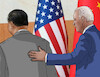 Cartoon: bidenprisity (small) by Lubomir Kotrha tagged world,usa,china,peace,war,economy