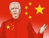 Cartoon: bidenred (small) by Lubomir Kotrha tagged world,usa,china,peace,war,economy